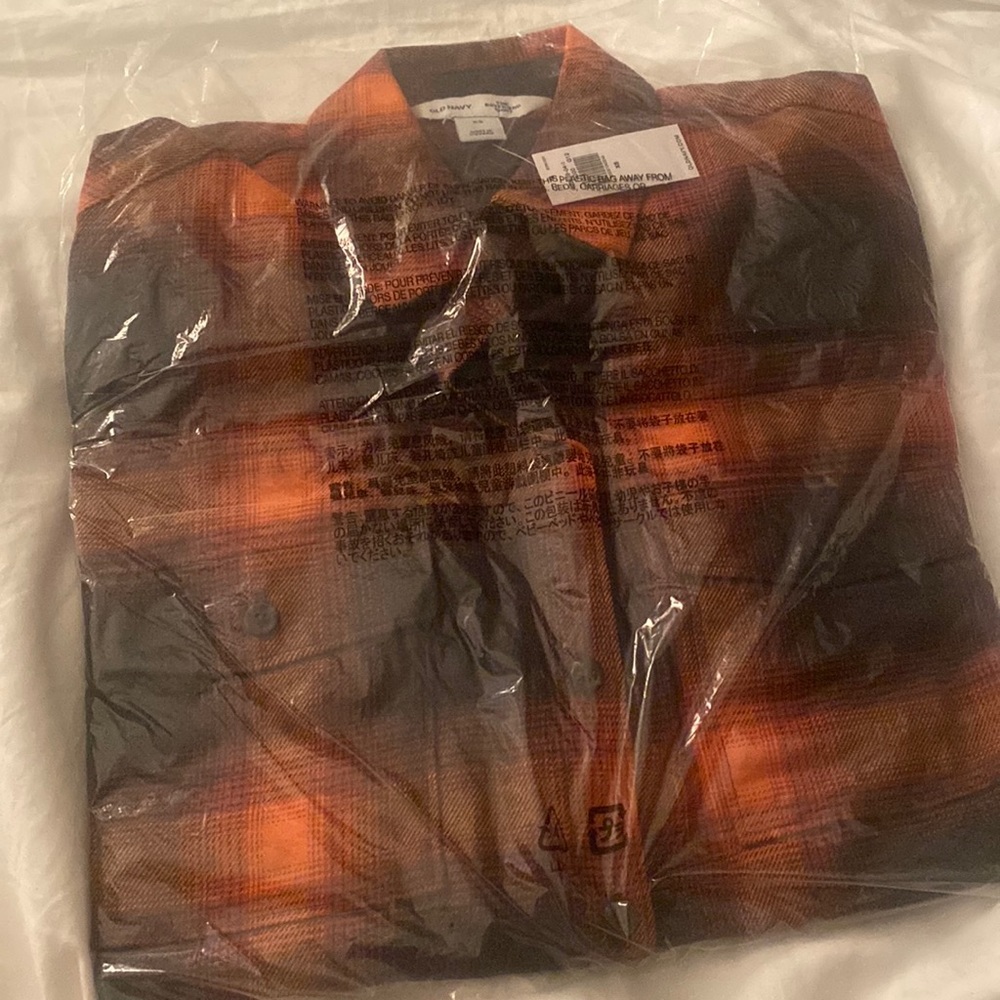 Old Navy Taylor swift evermore boyfriend flannel XS NWT